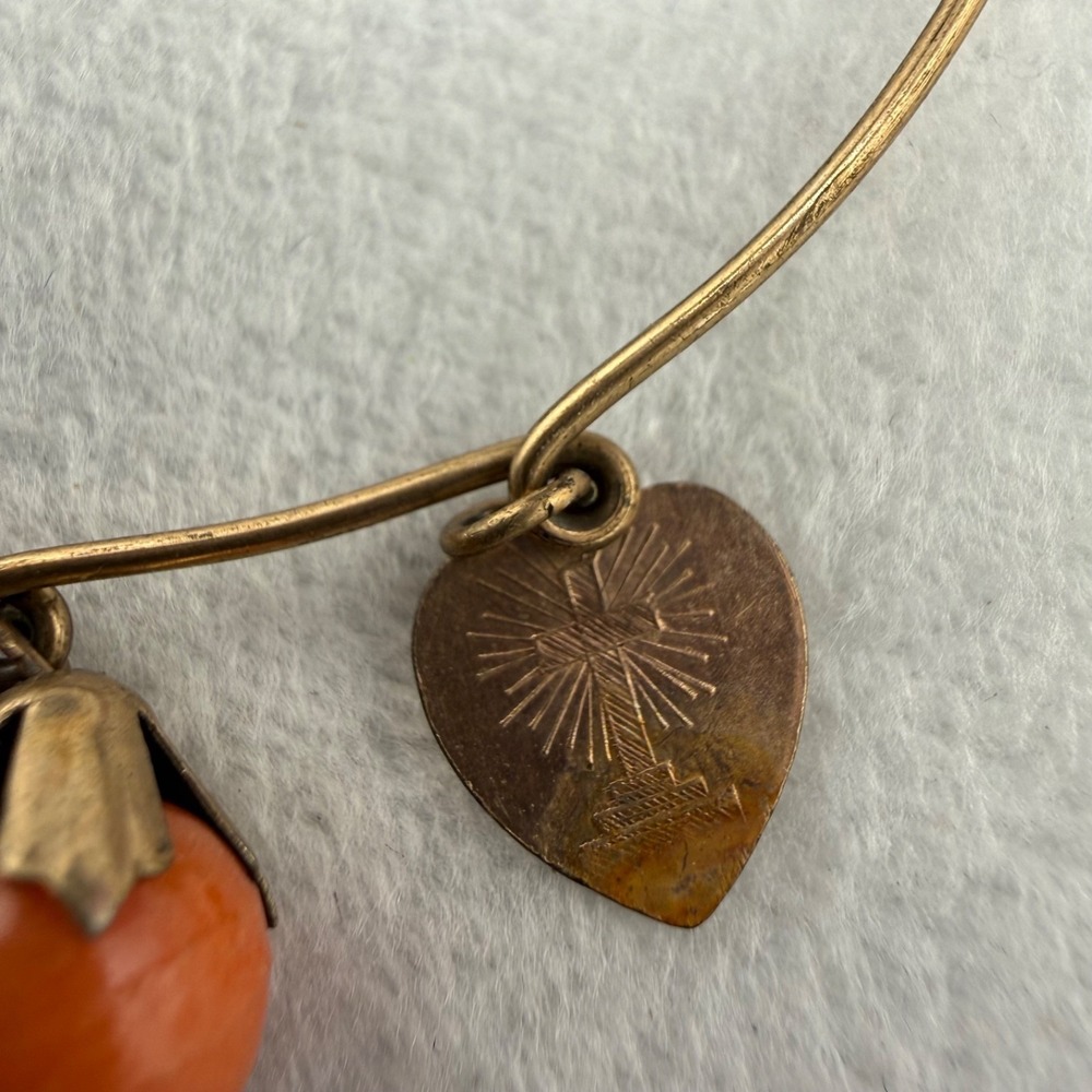 Vintage‎ Lord's Prayer Bracelet Beaded Charm 7" - Picture 2 of 9